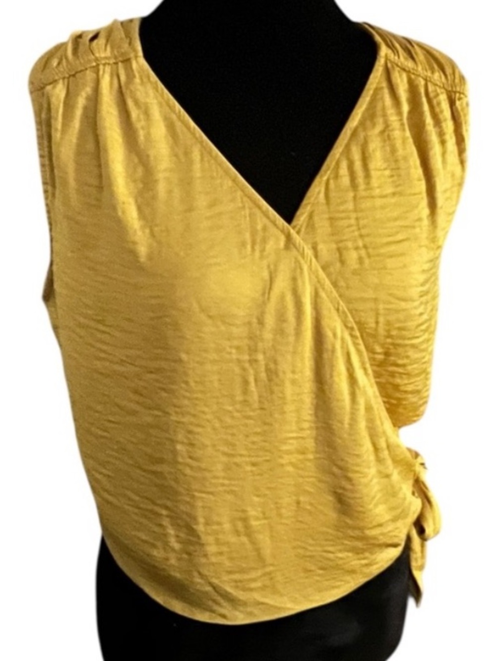 Women's RACHEL ZOE Mustard Crop Top S